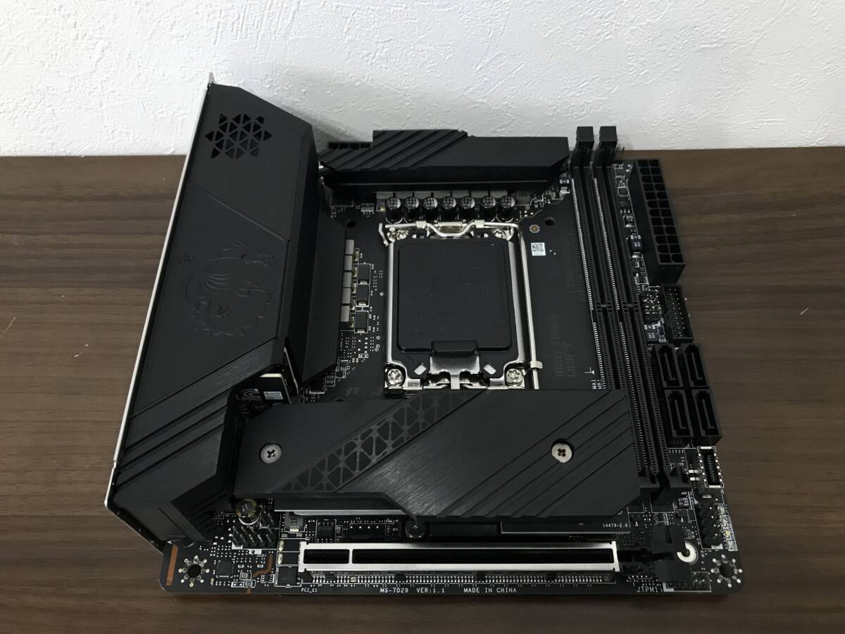 MSI MEG Z690I UNIFY mini-itx 動作確認済み_画像2