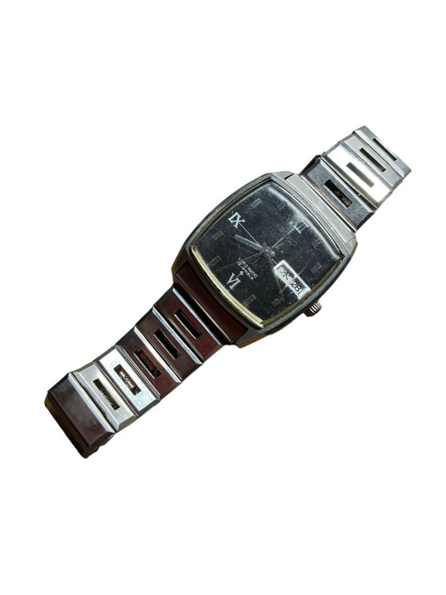 21534 SEIKO セイコー ロードマチック 23石 5606-5000 AT/自動巻 グレー文字盤 デイデイト メンズ腕時計 KTR 7561000 4APY ジャンクの画像3