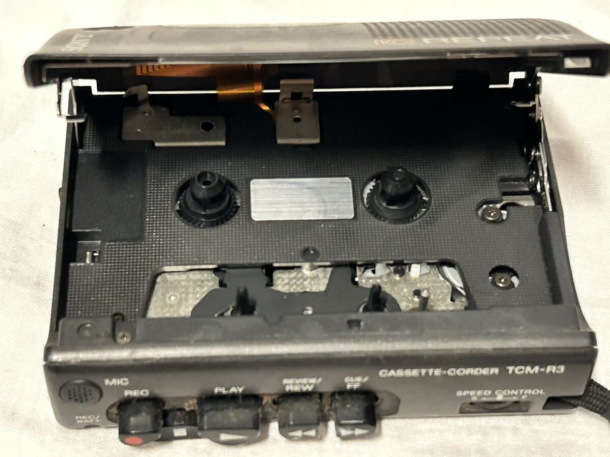 ラジカセ SONY ソニー TCM-R3 カセットレコーダー レトロ_画像3