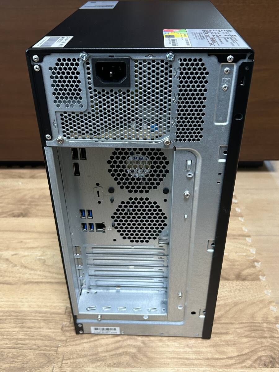 ☆FE008【中古現状品】デスクトップサーバー 本体のみ 富士通 PRIMERGY TX1310 M3 (Celeron G3930 2.9GHz/8GB/HDD500GB×2/OSなし)の画像5