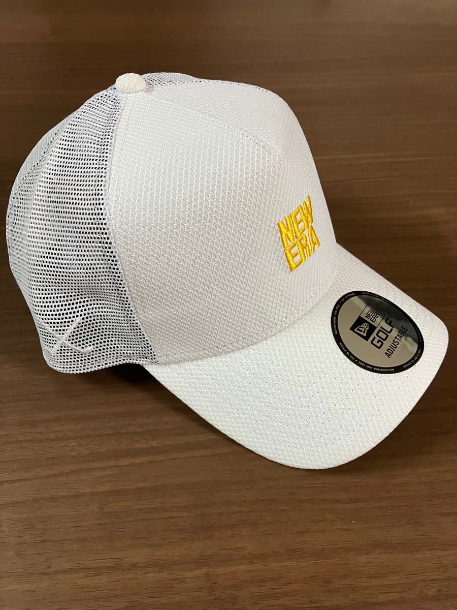 【新品】NEW ERA ニューエラ ゴルフ メッシュキャップ メンズ フリーサイズ ホワイト 値下不可