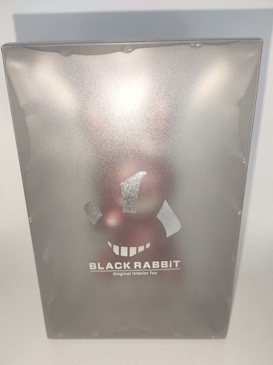BLACK RABBiT お座り 王冠 Red ブラックラビット フィギュア レッド リング_画像3
