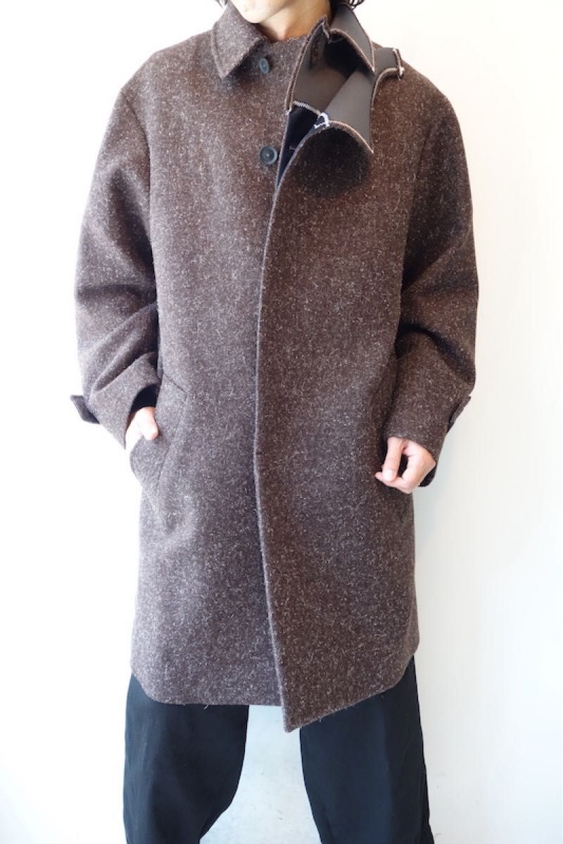 2021AW kolorケンピメルトン SOUTIEN COLLAR COAT