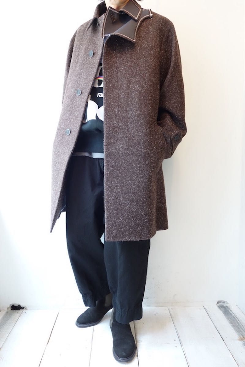 2021AW kolorケンピメルトン SOUTIEN COLLAR COAT