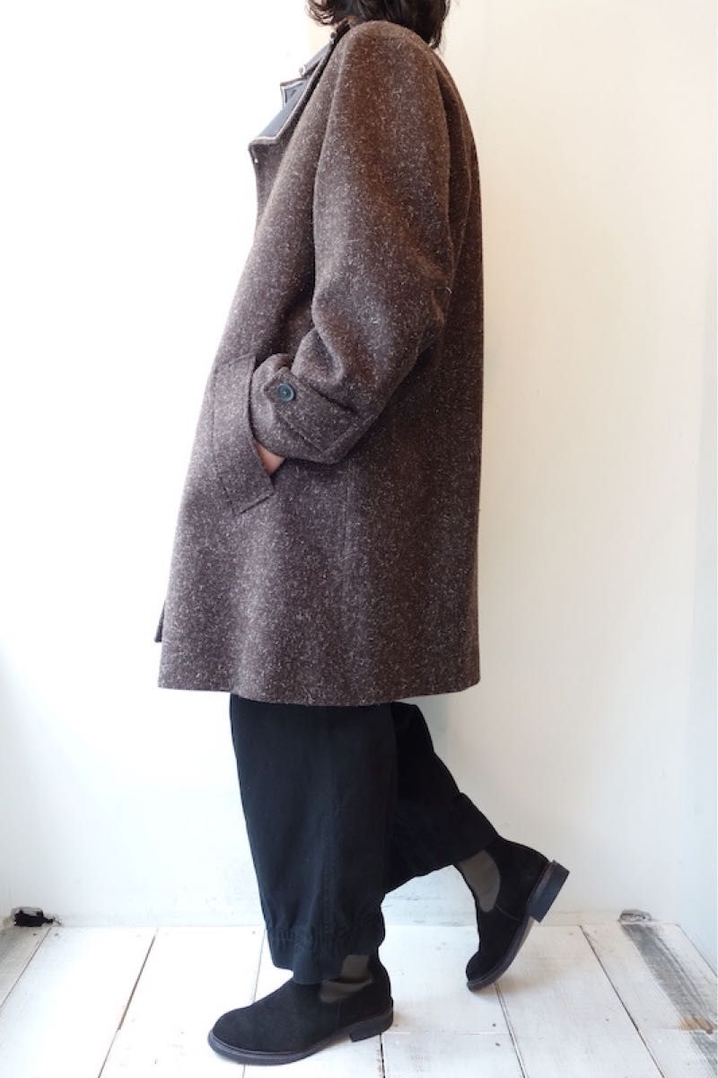 2021AW kolorケンピメルトン SOUTIEN COLLAR COAT