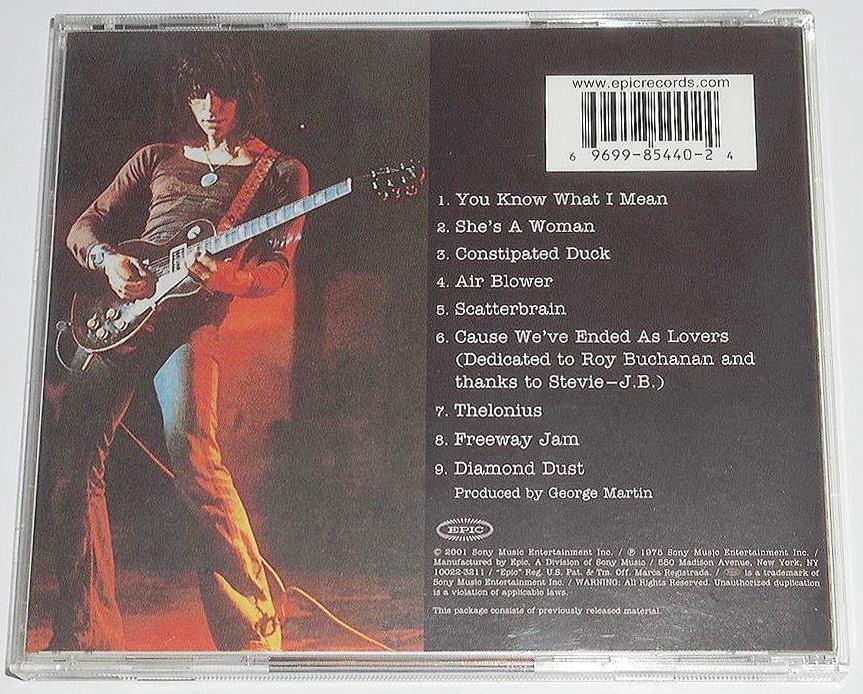 2001年リマスターUS盤『Blow By Blow ギター殺人者の凱旋 Jeff Beck』ジャフ・ベック,75年全米4位★クロスオーバー＊ギターインスト金字塔_画像3