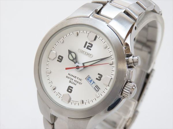 ◆◇SEIKO セイコー KINETIC キネティック メンズ 5M43-0E40 稼働品◇◆_画像1