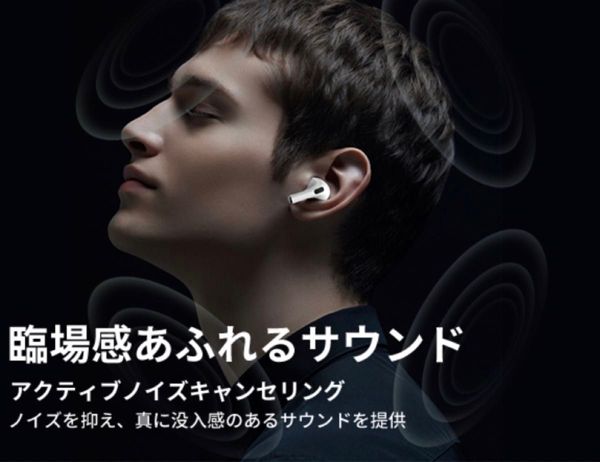 Airpods pro 2 第二世代互換品  Real Pro 2 完全版　ノイズキャンセリング　ワイヤレスイヤホン