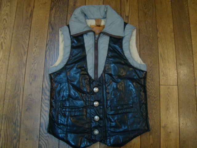 70s STORM MOUNTAIN SPORTSWEAR レザーベスト USA 70s STORM MOUNTAIN SPORTSWEAR レザーベスト USA