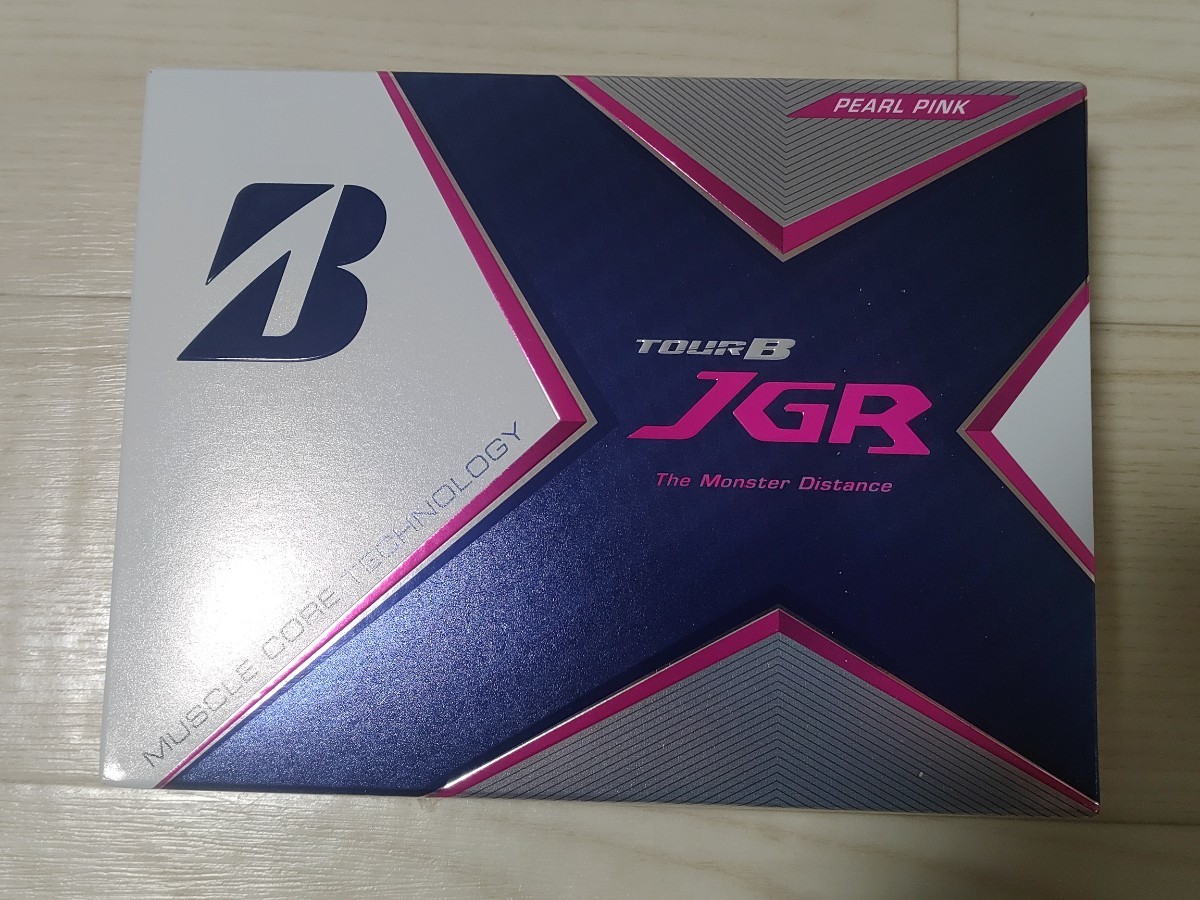 パールピンク　2021年モデル　TOUR B JGR 　日本正規品　1ダース １２個 BRIDGESTONE ブリヂストン ゴルフボール_画像1