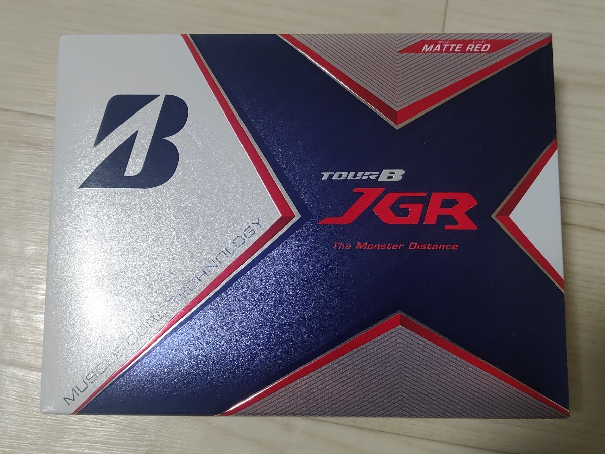 マッドレッド　2021年モデル　TOUR B JGR 　日本正規品　1ダース １２個 BRIDGESTONE ブリヂストン ゴルフボール_画像1