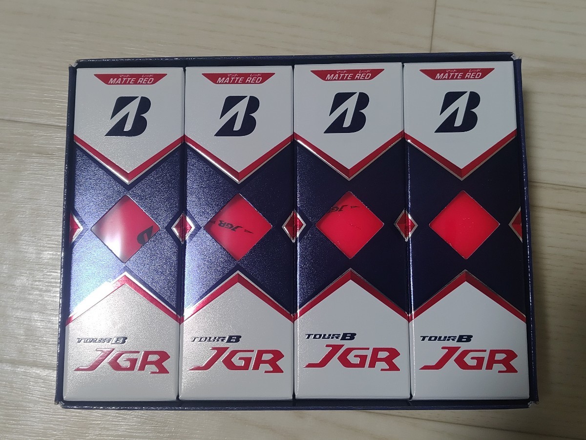 マッドレッド　2021年モデル　TOUR B JGR 　日本正規品　1ダース １２個 BRIDGESTONE ブリヂストン ゴルフボール_画像2