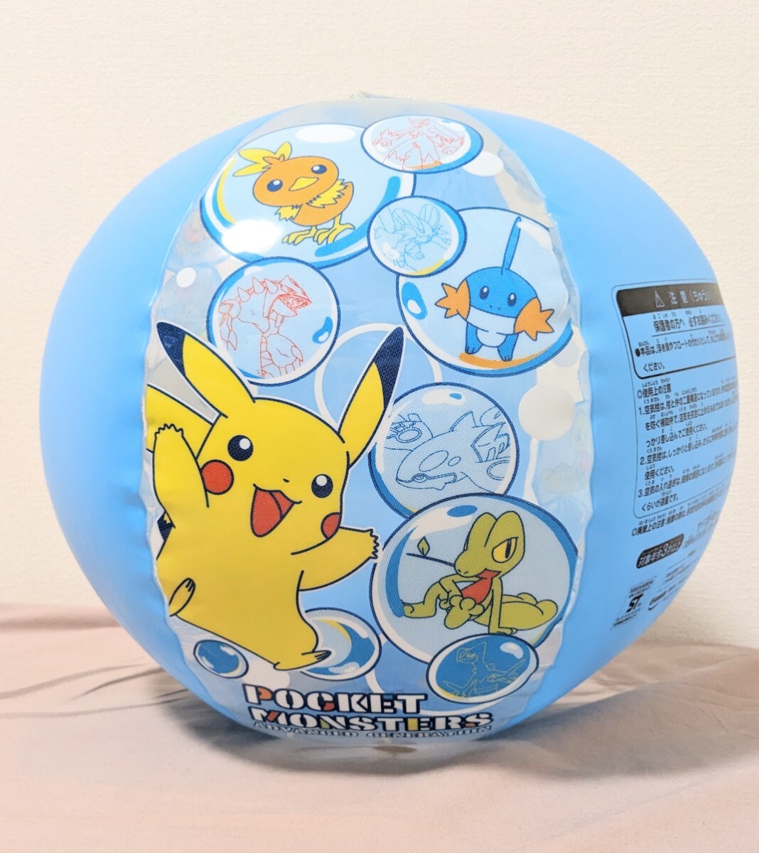  Pokemon пляжный мяч 40cm пустой bi воздух винил способ судно Inflatable Pokemon Beach Ball Pool Toy Rare Vintage