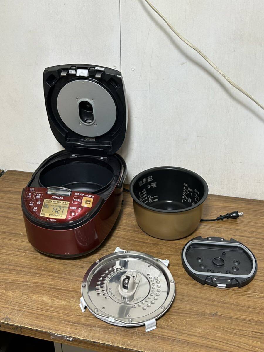 日立 圧力スチームIH炊飯ジャー IH炊飯器 ふっくら御膳 RZ-TS102M 0.5合～5.5合 2019年製 日本製_画像6