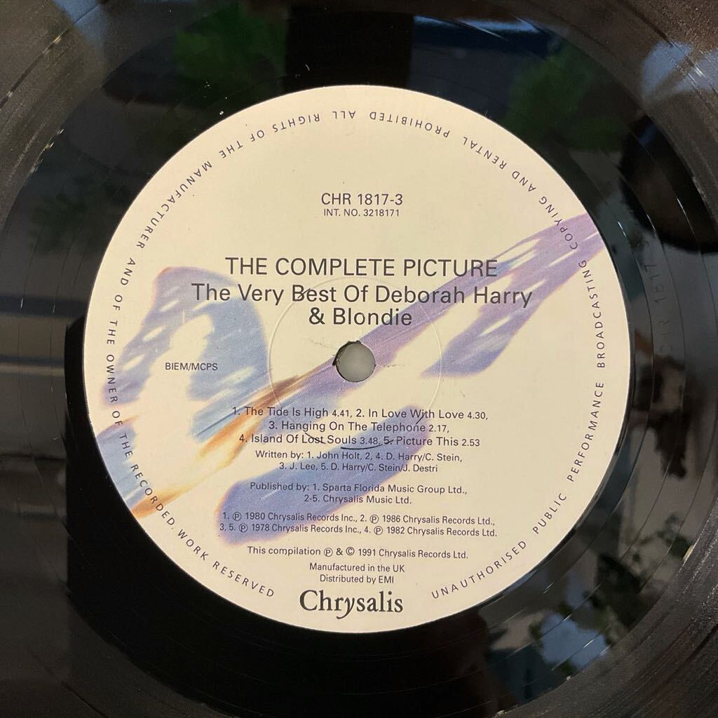 ブロンディThe Complete picture ベスト盤2枚組LP _画像4