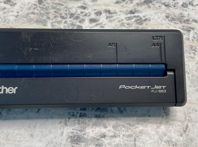 T3882 brother PocketJet PJ-663 サーマルタイプ A4対応小型感熱モバイルプリンターの画像10