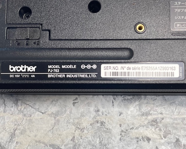 T3910 brother PocketJet PJ-763 サーマルタイプ A4対応小型感熱モバイルプリンターの画像9