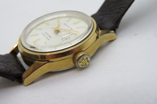 1円～【動作品】SEIKO セイコー Sports Lady スポーツレディー 340030 手巻 腕時計 EGP ゴールド レザーブラウンベルト 4-11-52 の画像3