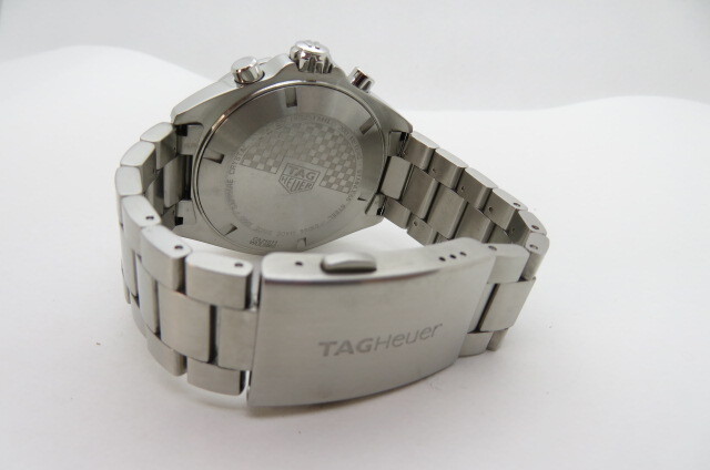 1円～【動作品　良品】TAG HEUER タグホイヤー FORMULA1 フォーミュラワン CAZ1011 クロノグラフ メンズ腕時計 シルバー ケース有り　5-1-5_画像9