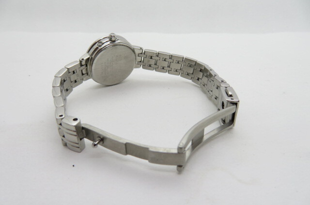 1 иен ~[ рабочий товар ]SEIKO Seiko Exceline радиоволны солнечный SWCW083 1B22-0BR0 женские наручные часы бриллиант .zeru указатель 5-3-5