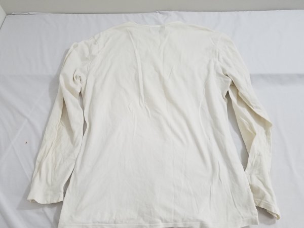 エンポリオ アルマーニ 長袖 Tシャツ カットソー XXLサイズ ホワイト　S2_画像6
