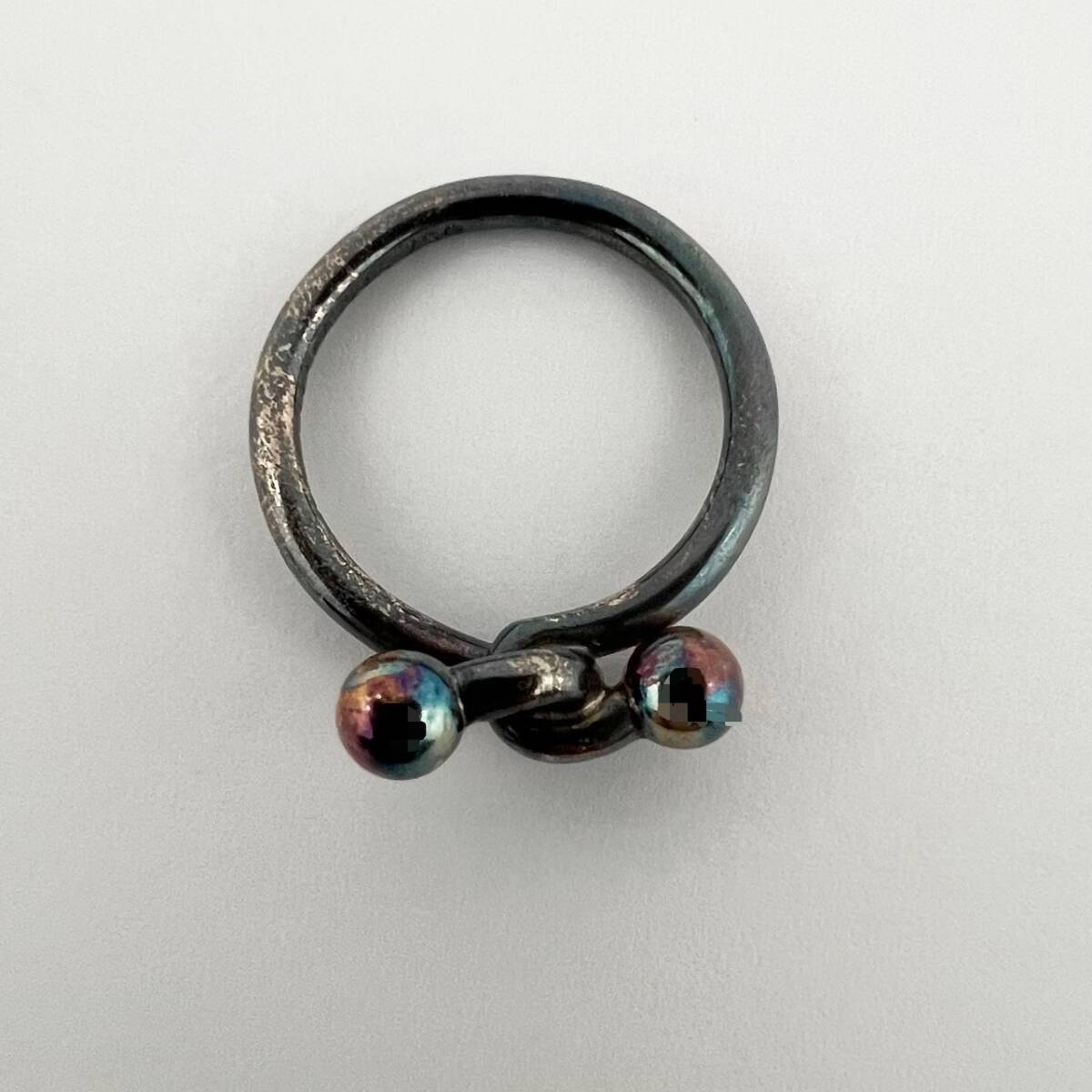 16046/ Tiffany& Co. ティファニー クロスリング 925 750指輪 シルバー アクセサリーの画像2