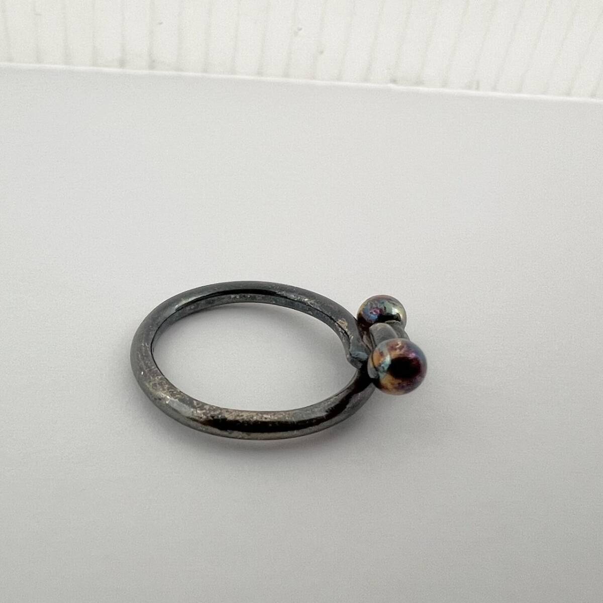 16046/ Tiffany& Co. ティファニー クロスリング 925 750指輪 シルバー アクセサリーの画像3