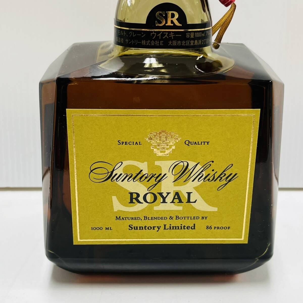 16129/【未開栓】ROYAL SUNTORY WHISKY SR サントリー ウイスキー ローヤル ゴールドラベル 1000ml 43% 洋酒の画像7