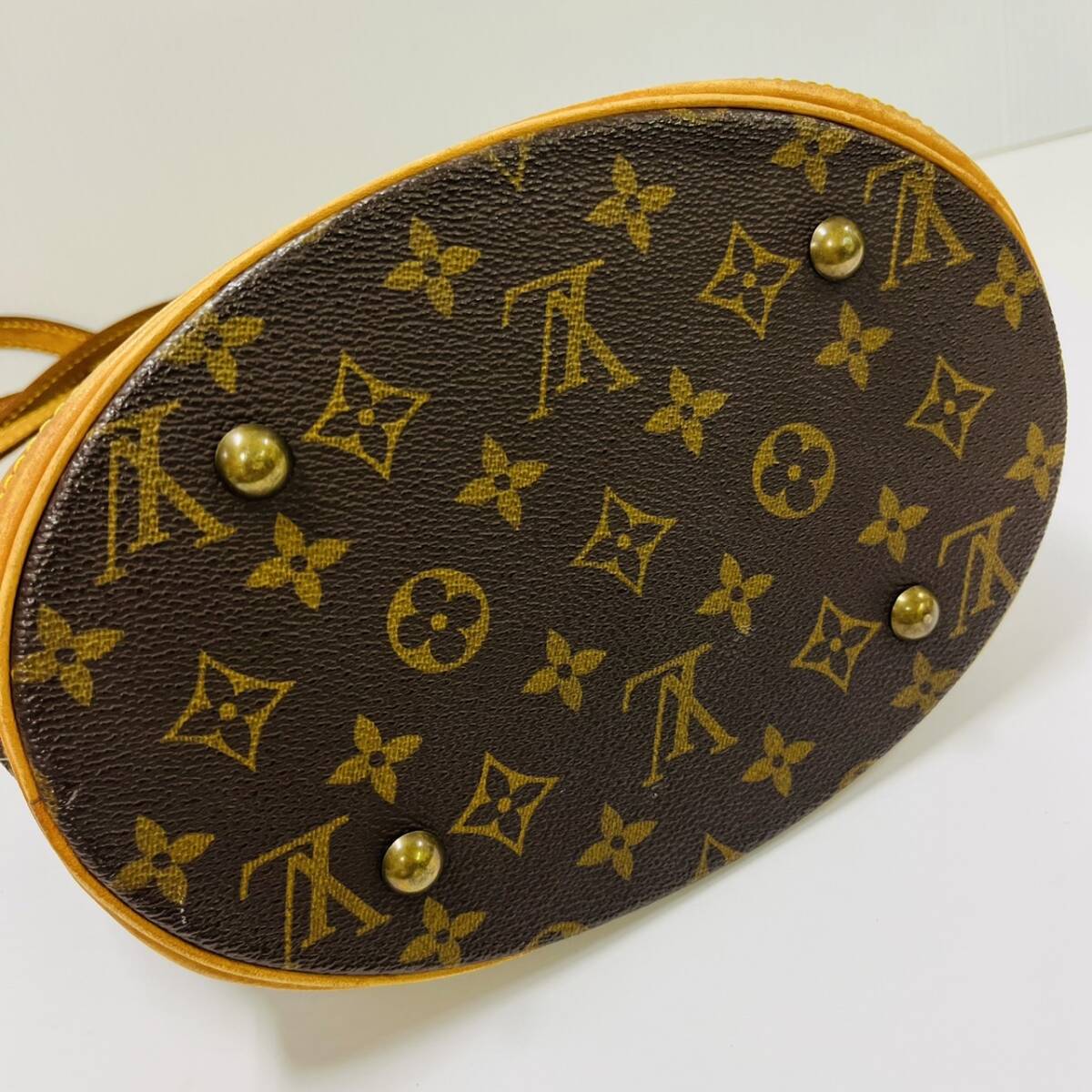 H236/ LOUIS VUITTON LV モノグラム バケット PM ショルダーバッグ ヴィトン_画像3