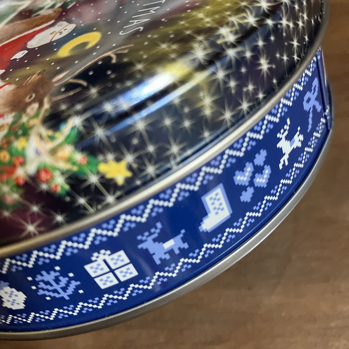 ゴンチャロフ　クリスマスチョコレートミックス　空　カンカン　缶のみ　クリスマス　お菓子の缶