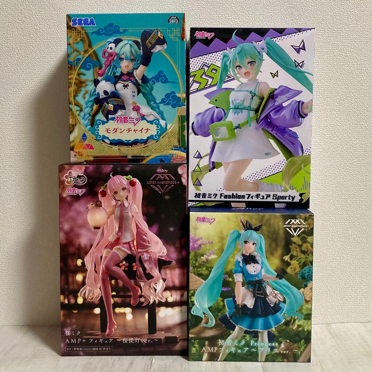 【新品 未開封】初音ミク フィギュア 4体セット