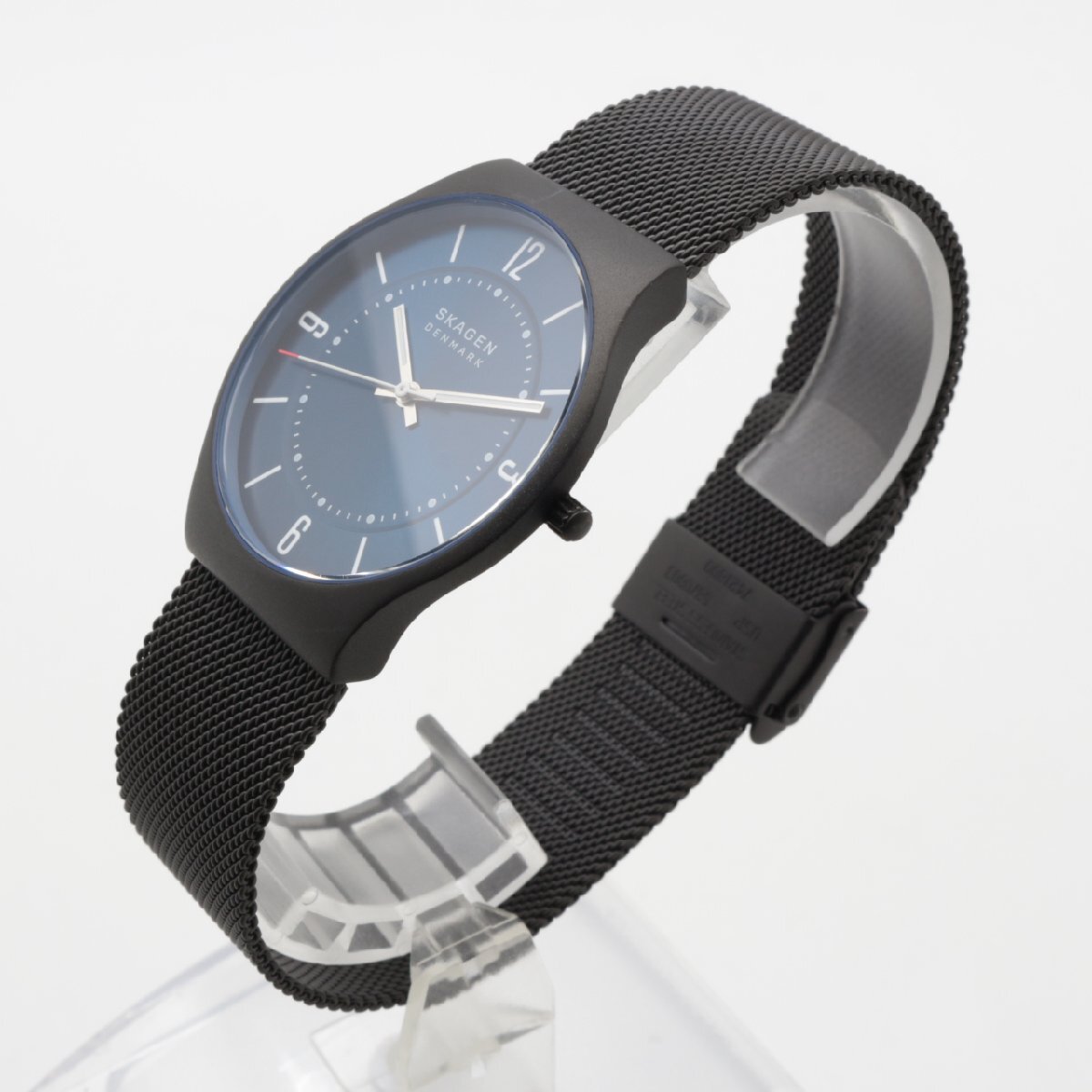 3458▲ SKAGEN  наручные часы  basic titanium mens T233XLTMN 3 атмосферное давление  водонепроницаемый   кварцевый   простой   повседневный   модный   ...  мужской   синий  【0430】