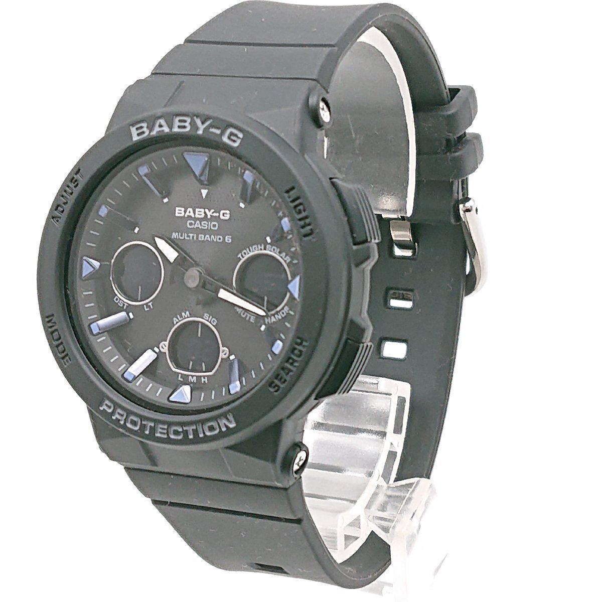 3466# Casio /CASIO wristwatch baby ji-BABY-G BGA-2500-1AJF radio wave solar day date lady's black [0430]