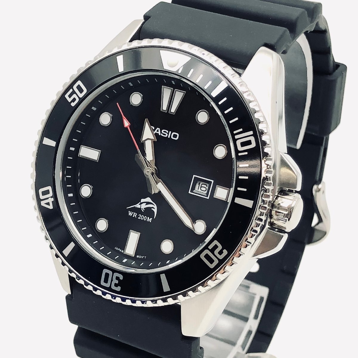 3498♭CASIO カシオ 腕時計 MDV-106-1AVCF ダイバーウォッチ 200M防水 海外モデル メンズ ブラック【0425】_参考価格：11,480円