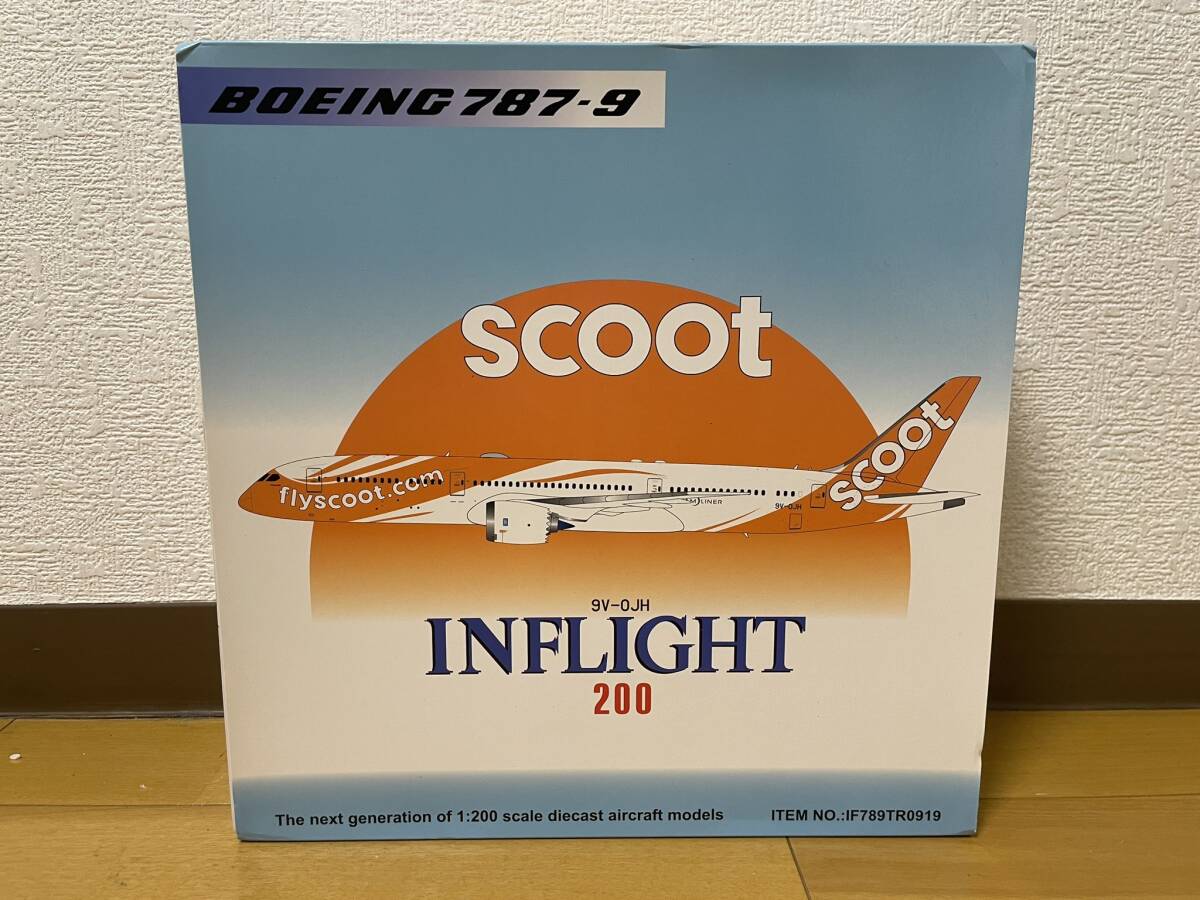 INFLIGHT インフライト 1/200 スクート SCOOT B787-9 9V-OJH_画像1