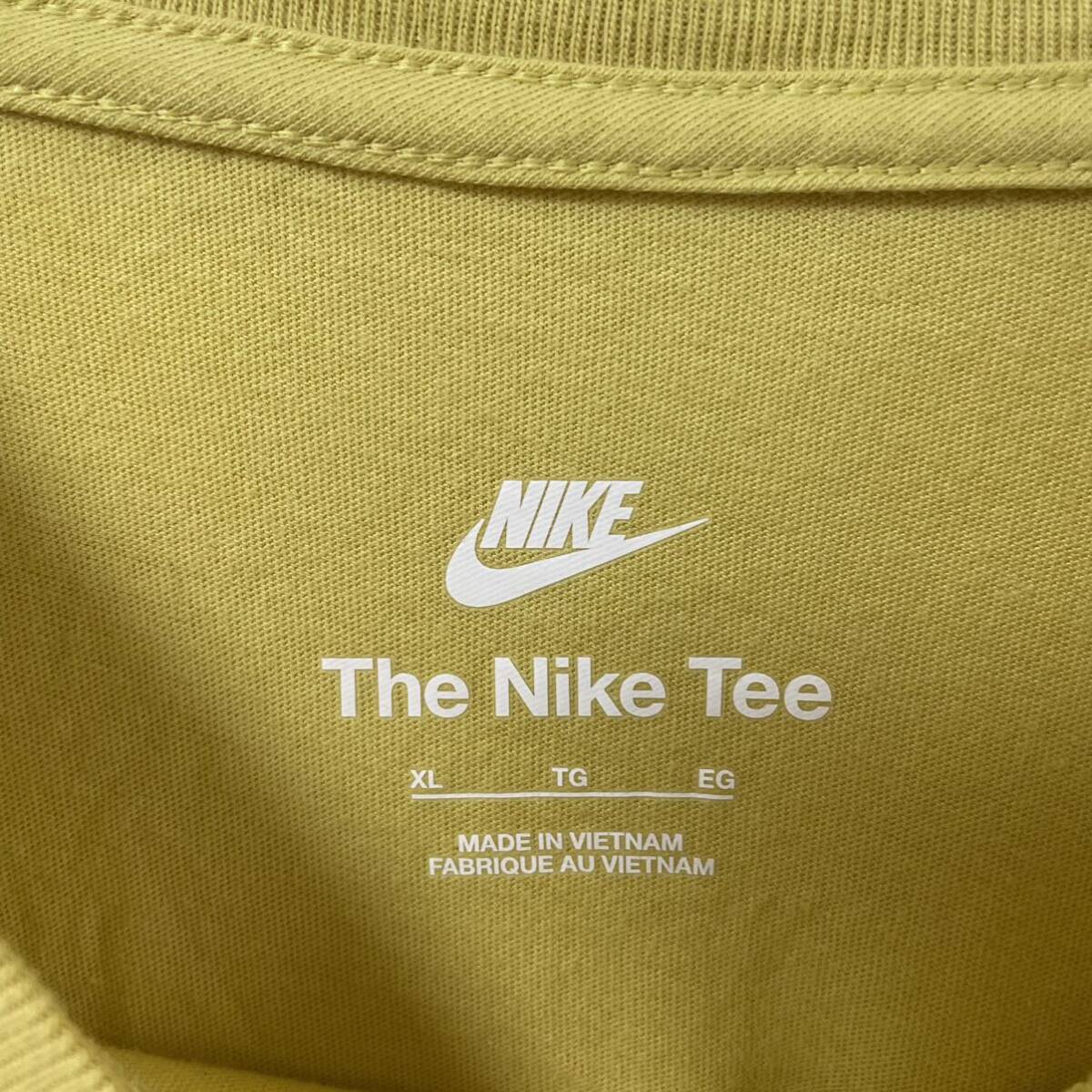 ★激レア★ナイキ　NIKE 半袖Tシャツ　花　古着　XLサイズ　イエロー_画像4