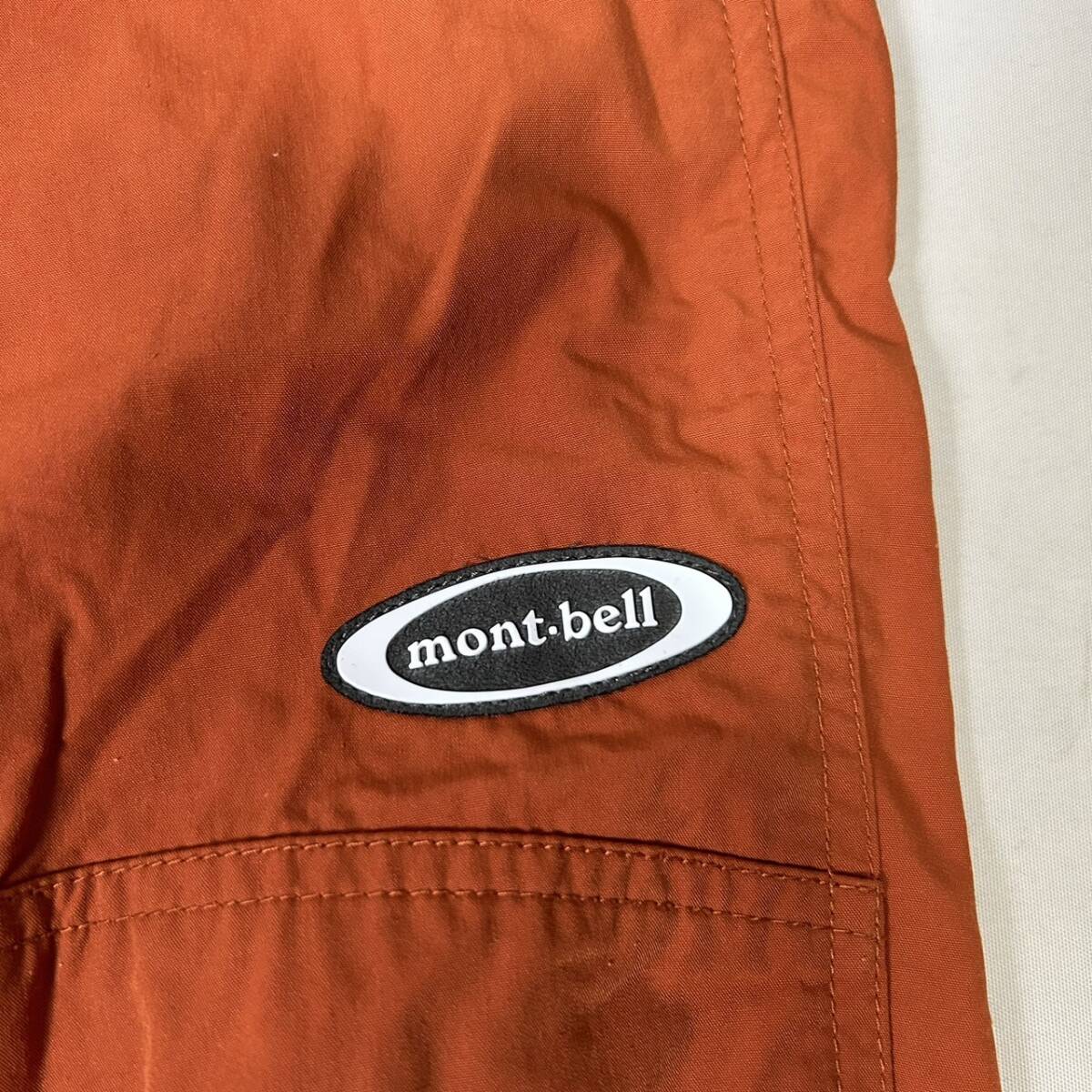 貴重 良好 正規品 mont-bell モンベル リバーガイド ニッカ クロップドパンツ アウトドア 登山 オレンジ系 L_画像7