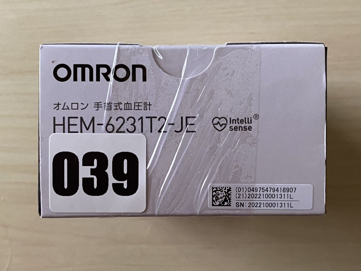 * Omron wrist type hemadynamometer HEM-6231T2-JE ( white )* unused goods 