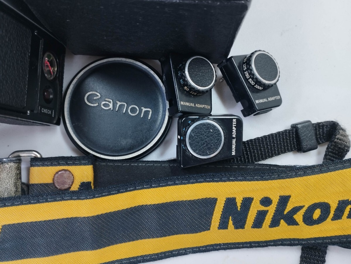 【整理業者リサイクル】 Nikon EM FE MB-1 MD-2 腕時計機械式 フィルムカメラ等まとめてジャンク品 1円スタート売り切り昭和レトロ カメラの画像7
