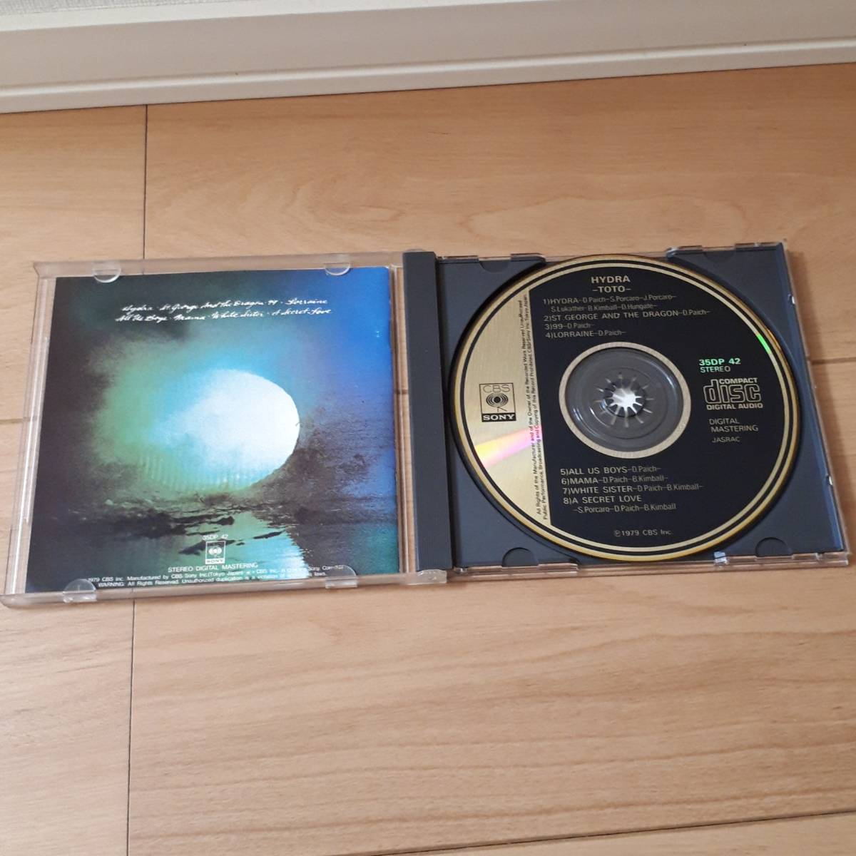  старый стандарт CD золотой этикетка TOTO [ hyde laHydra] 35DP 42 CBS печать 