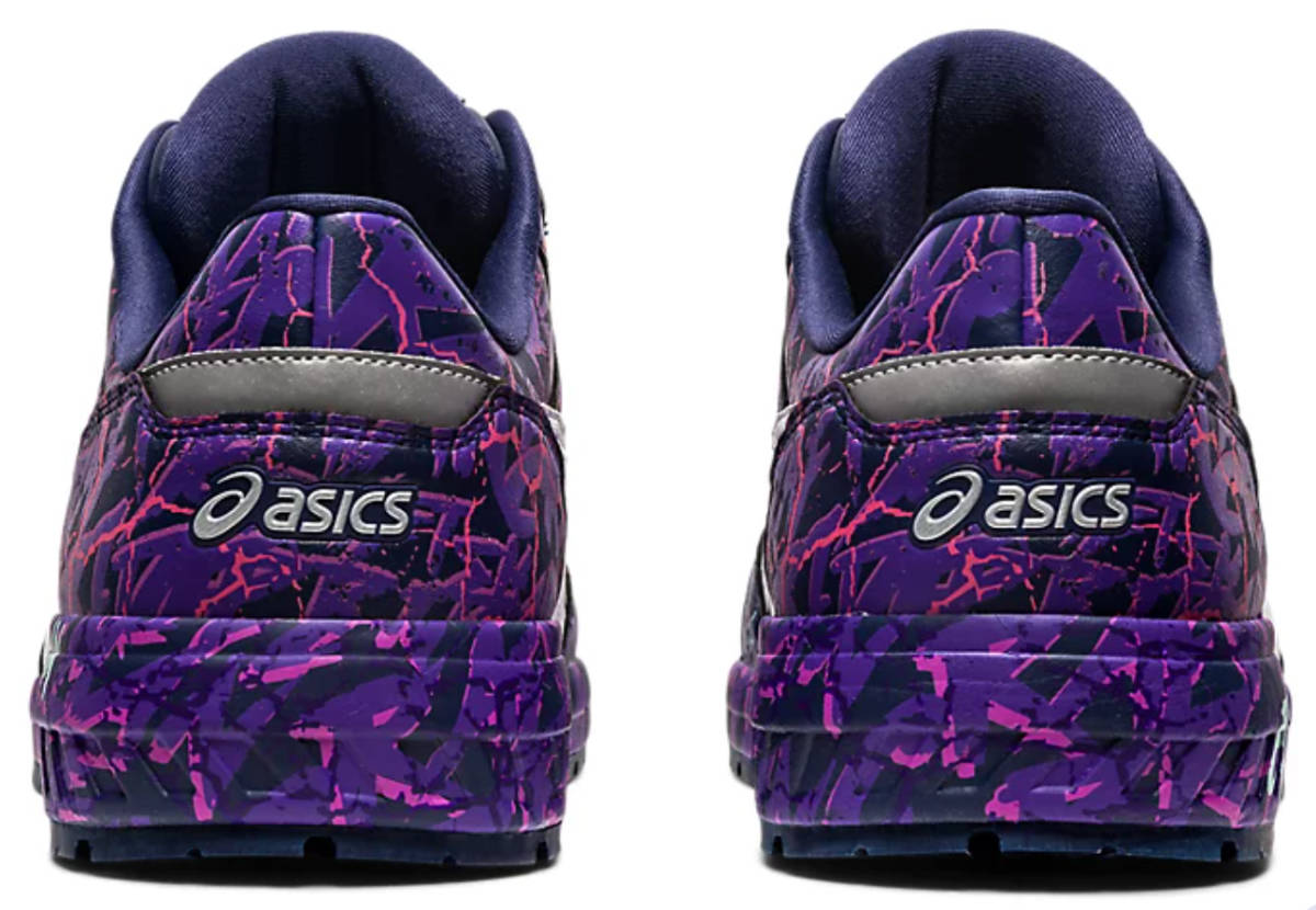 【希少！限定色・新品未使用のローカット】アシックス asics ウィンジョブ CP306 BOA MAGMA ジェントリーパープル×ホワイト 26.5cmの画像3