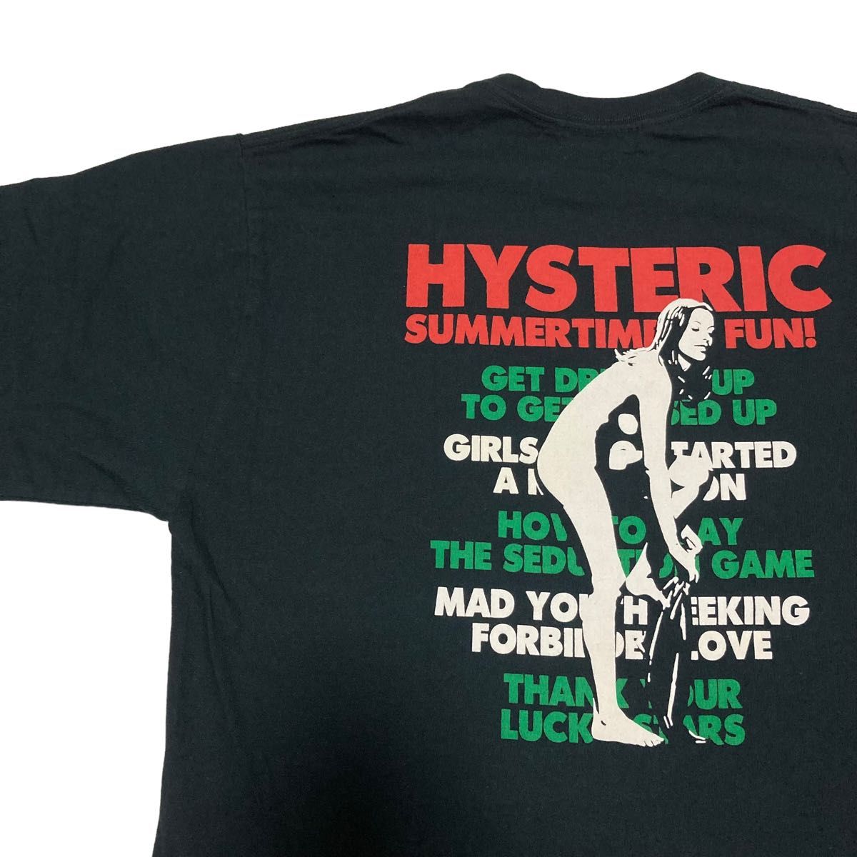 ヒステリックグラマー Tシャツ ヒスガール ロゴ HYS バック ヒステリックグラマー Tシャツ ヒスガール ロゴ HYS バック