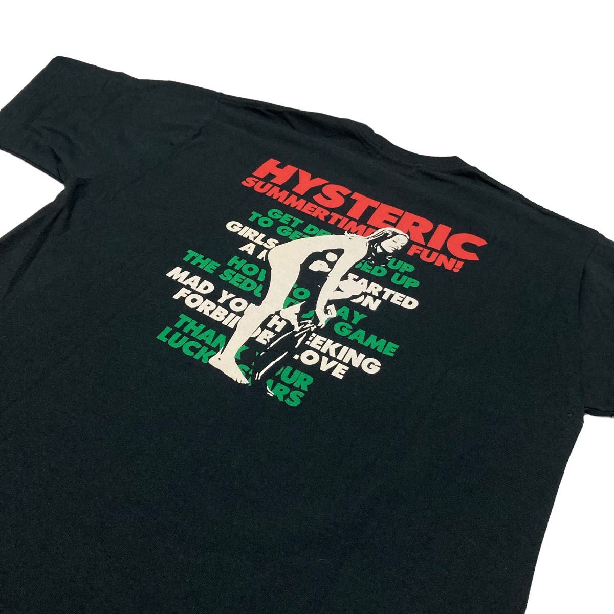 ヒステリックグラマー Tシャツ ヒスガール ロゴ HYS バック ヒステリックグラマー Tシャツ ヒスガール ロゴ HYS バック