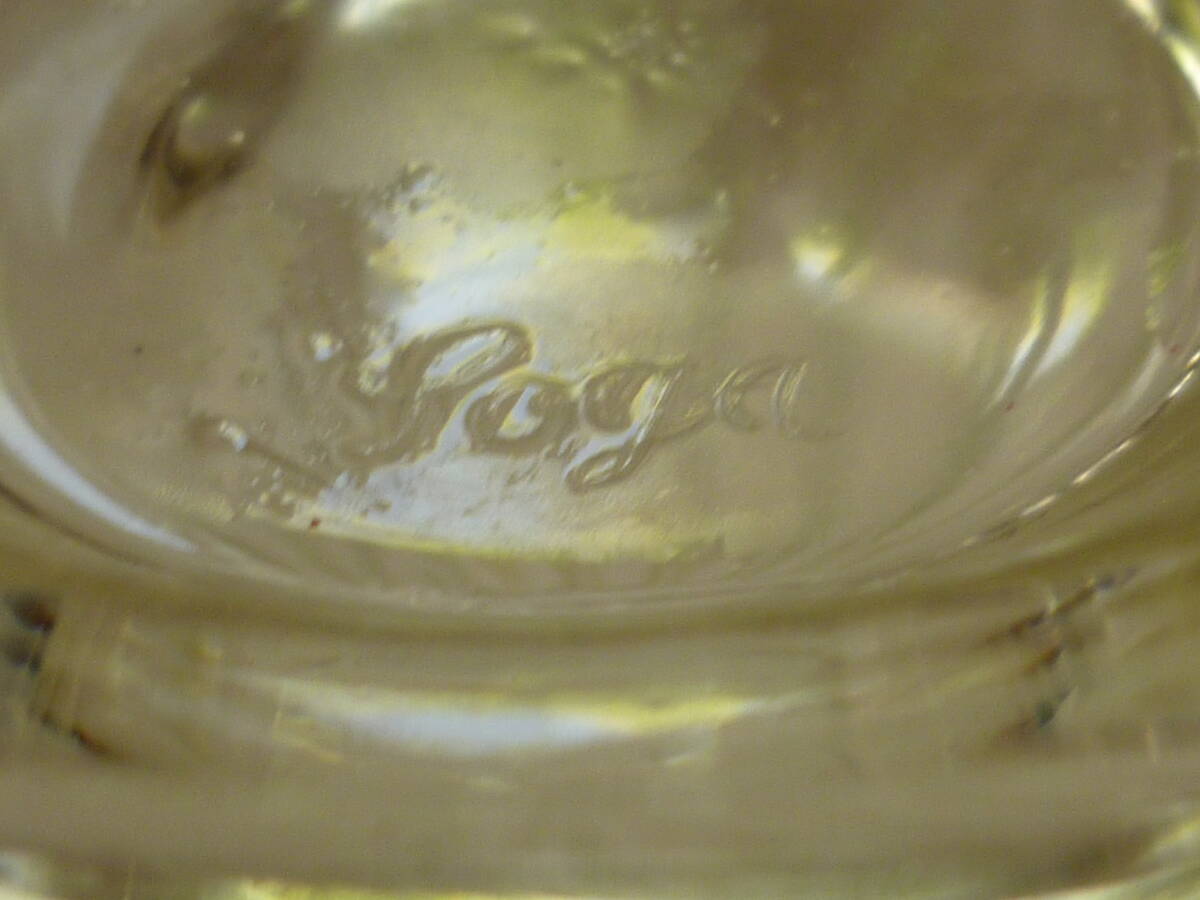 レトロ 曽我ガラス sogaガラス 在刻銘 H.12.0cm ビールジョッキ 3点 ビアジョッキ 酒器 ビアグラス コップ 時代 アンティーク_画像9