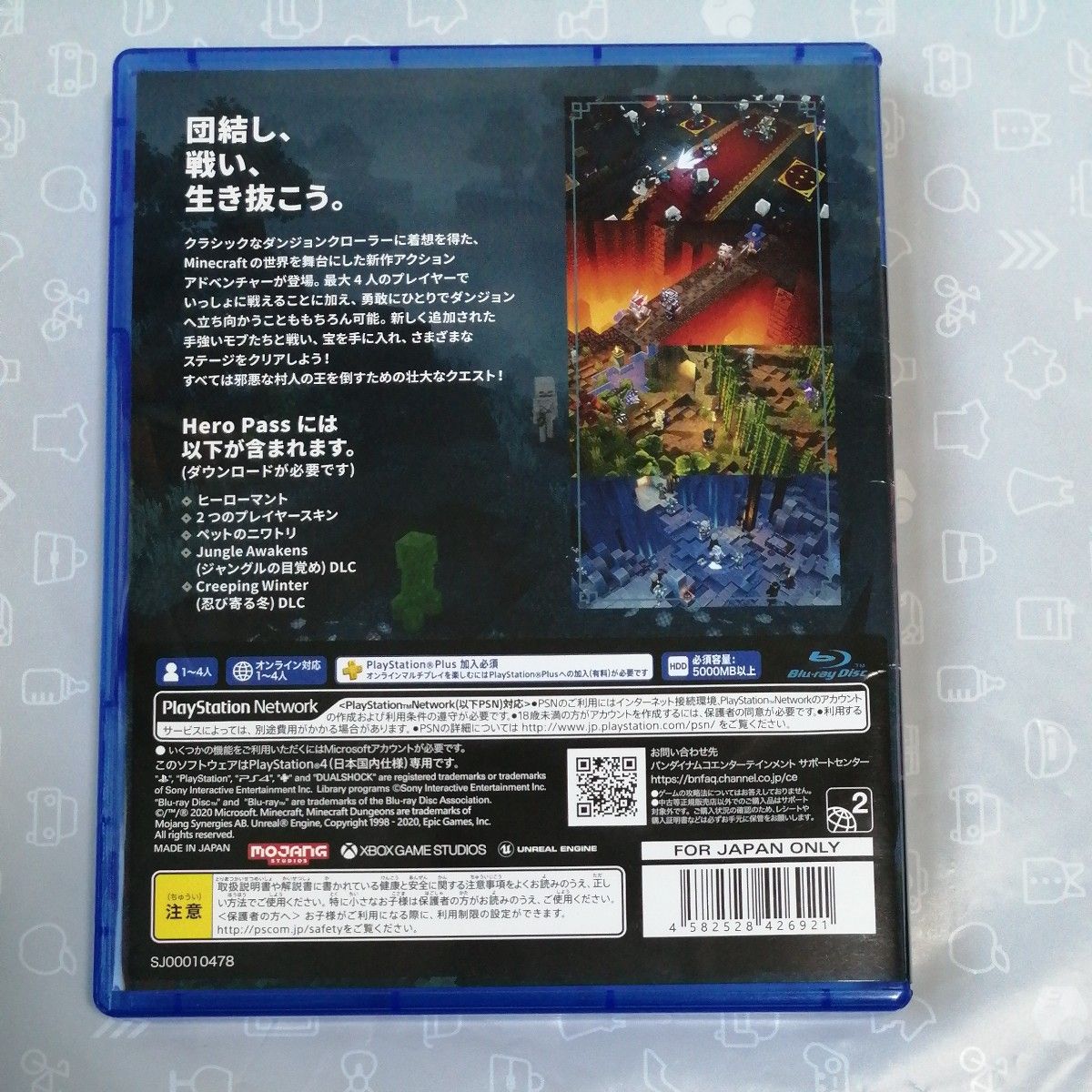 【PS4】 Minecraft Dungeons Hero Edition