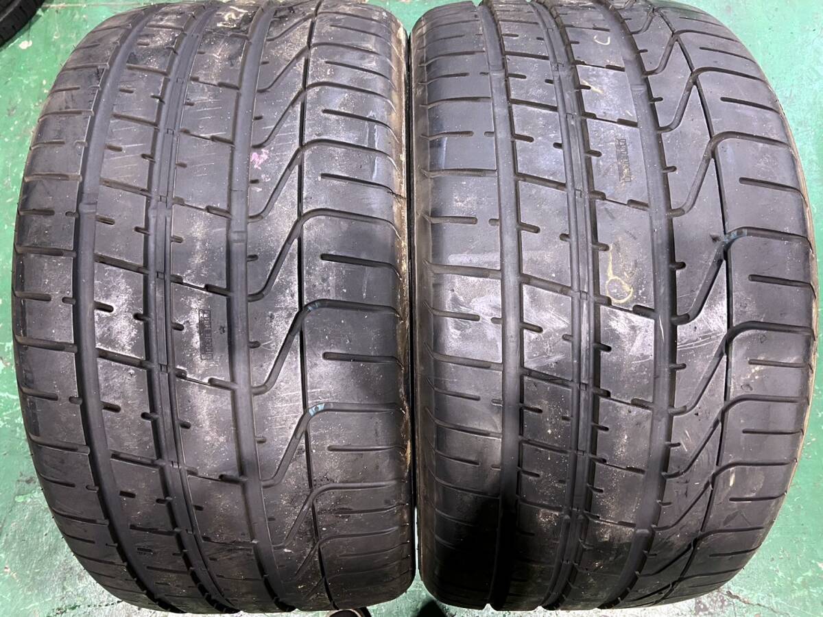 バリ溝! ピレリ Pゼロ 305/35ZR20 305/35R20 2本 極太タイヤ 中古 _画像1