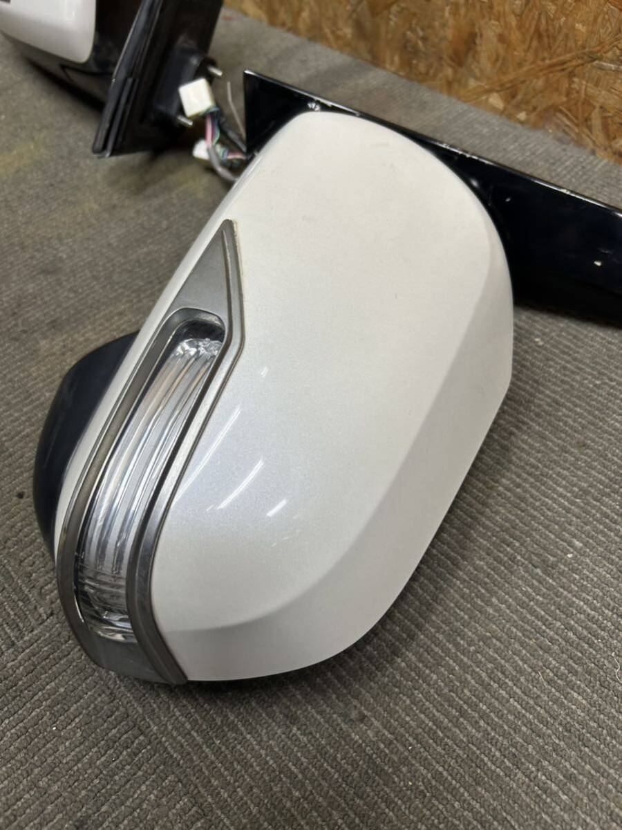  Toyota original 50 series Estima ACR50W original door mirror left right LR 7 pin 7P 070 white pearl MURAKAMI 8406 ACR55W GSR50W hanging weight 77719