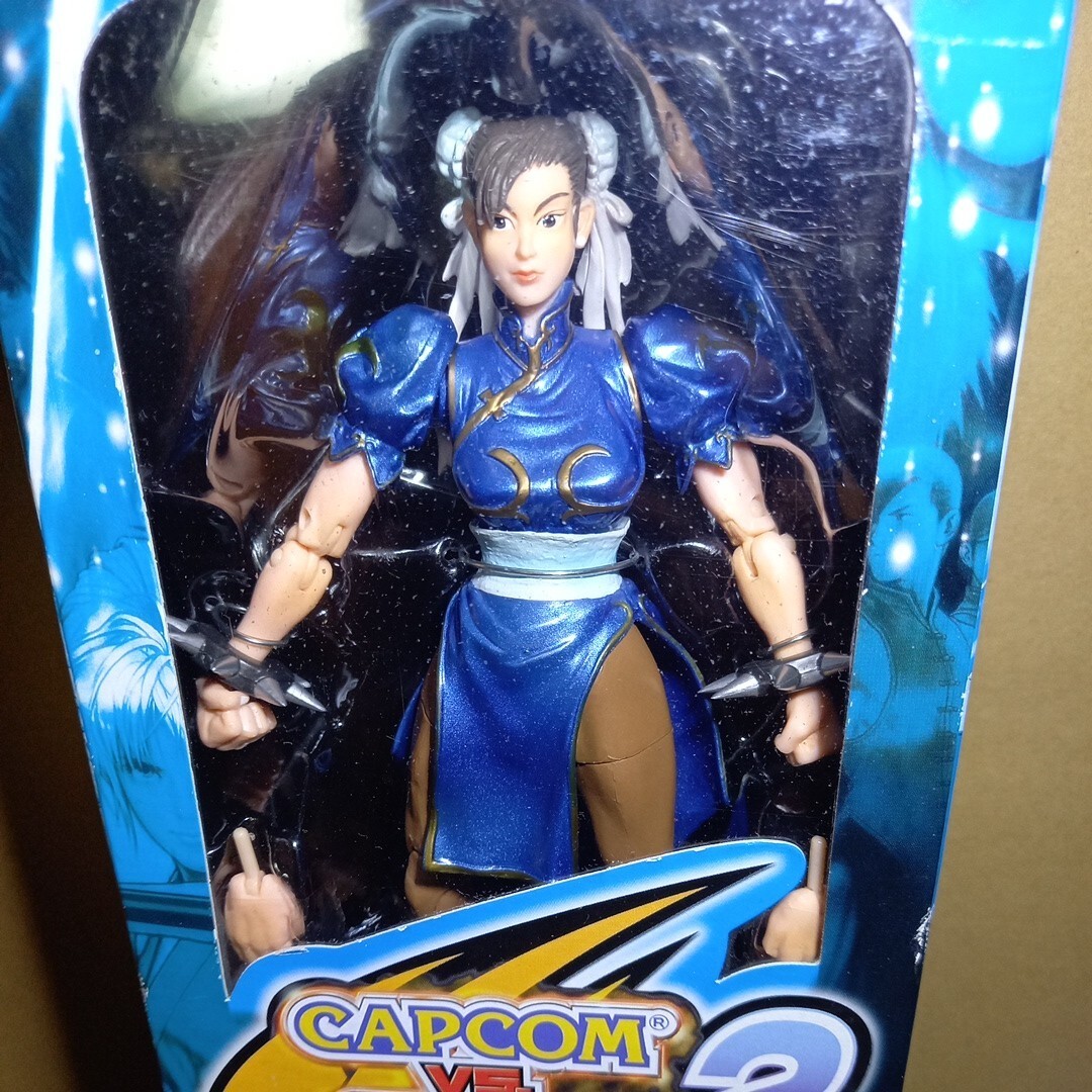 春麗(CHUN LI) フルアクションフィギュア CAPCOM VS SNK 2 MILLIONAIRE FIGHTING 2001 フィギュアの画像3