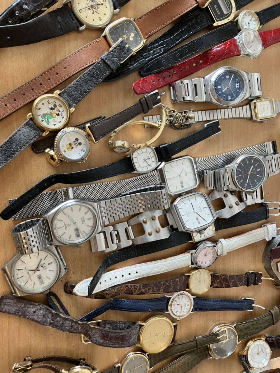 (T)ジャンク品◆レトロ◆腕時計セット◆SEIKO セイコー CITIZEN CASIO ◆GSHOCK SWATCH スウォッチ等ブランド多数 時計約計7kセット◆used_画像3