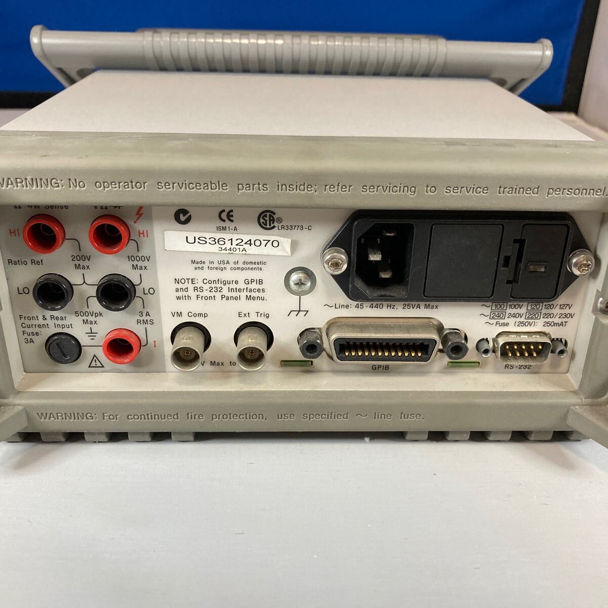 Agilent 34401A 6 1/2 Digit Multimeter цифровой мульти- измерительный прибор 